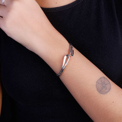 Bracelete de Prata Liso - 67637