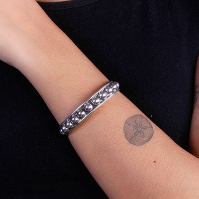 Bracelete de Prata Bola - 67638