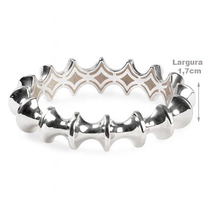 Bracelete de Prata Trabalhado - 67643