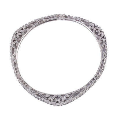 Bracelete de Prata com Marcassitas - 67646