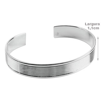 Bracelete de Prata Trabalhado - 67647