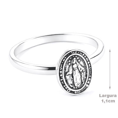 Anel de Prata Nossa Senhora Milagrosa - 67663