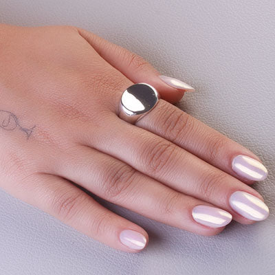 Anel de Prata Liso - 67664