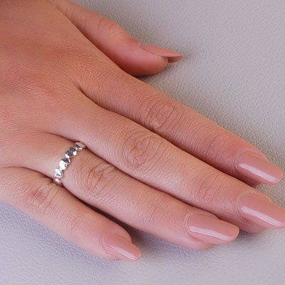 Anel de Prata Coração - 67678 - soprata