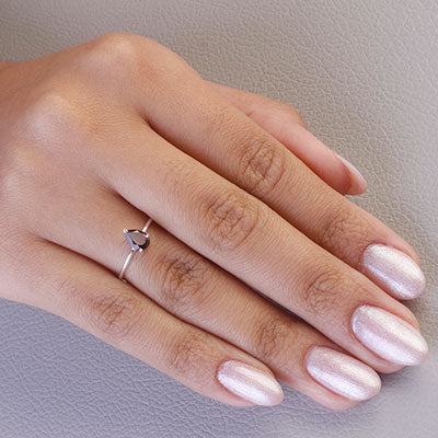 Anel de Prata com Granada - 67684