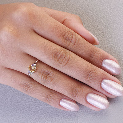 Anel de Prata com Pedras - 67728