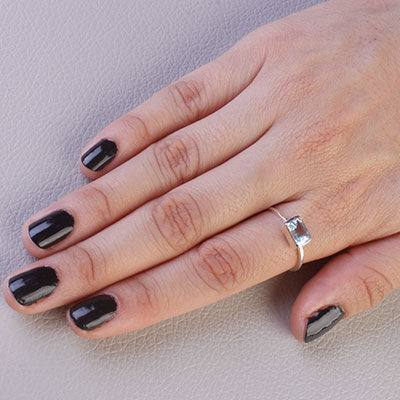 Anel de Prata com Topázio - 67751