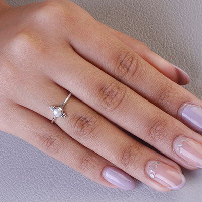 Anel de Prata com Pérola - 67757