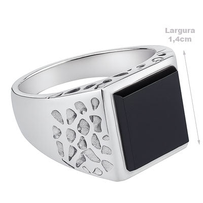 Anel de Prata com Ágata - 67772