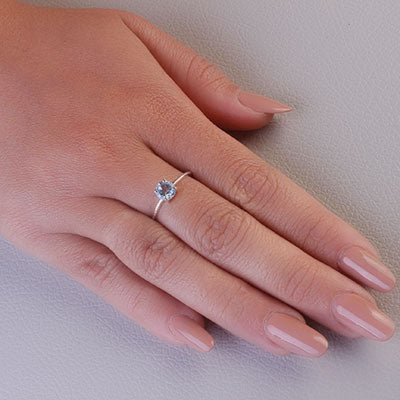 Anel de Prata com Topázio - 67869