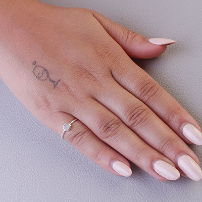 Anel de Prata com Pedra da Lua - 67879