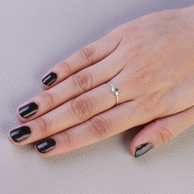 Anel de Prata com Topázio - 67880