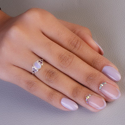 Anel de Prata com Pedras - 67923