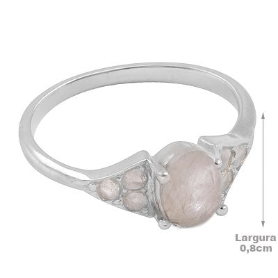 Anel de Prata Pedra da Lua - 67924