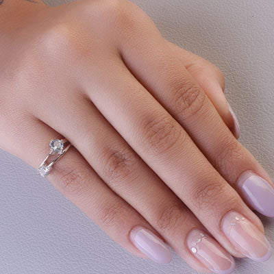 Anel de Prata com Topázio - 67936