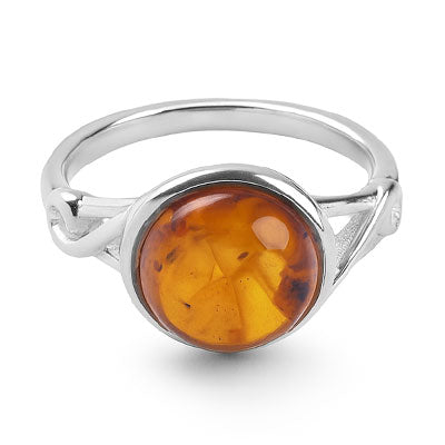 Anel de Prata com Âmbar - 67942