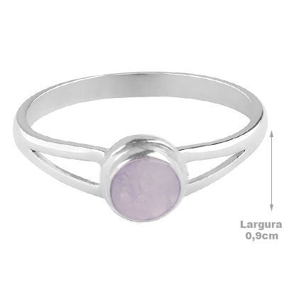 Anel de Prata com Pedra da Lua - 67989
