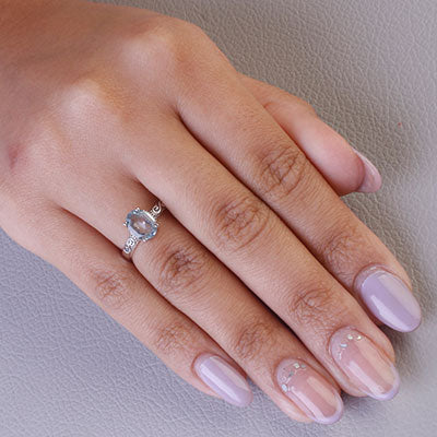 Anel de Prata com Topázio - 67995