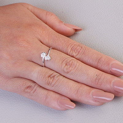 Anel de Prata Pata - 68022