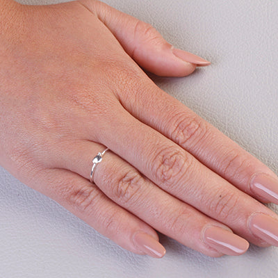 Anel de Prata Coração - 68024