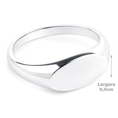 Anel de Prata Liso - 68027