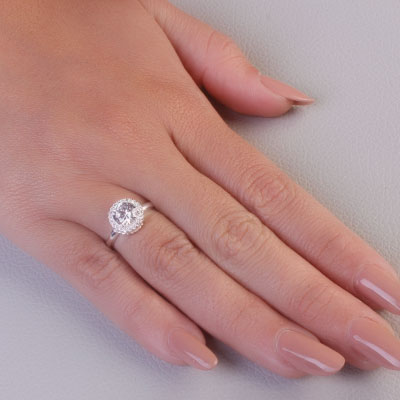 Anel de Prata com Zircônia - 68030