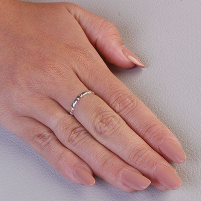 Anel de Prata Coração - 68038