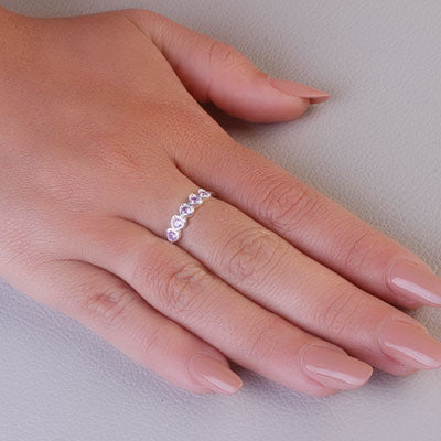 Anel de Prata com Zircônia - 68058