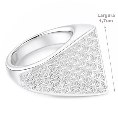 Anel de Prata Trabalhado - 68061