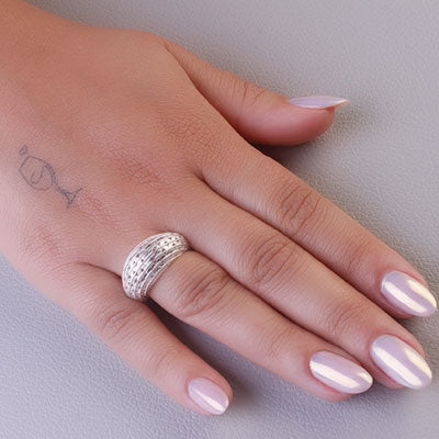 Anel de Prata Trabalhado - 68068