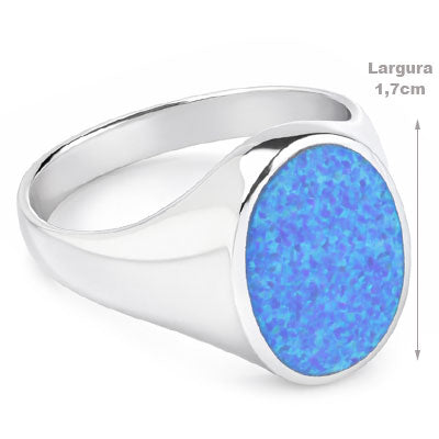 Anel de Prata com Opala - 68069