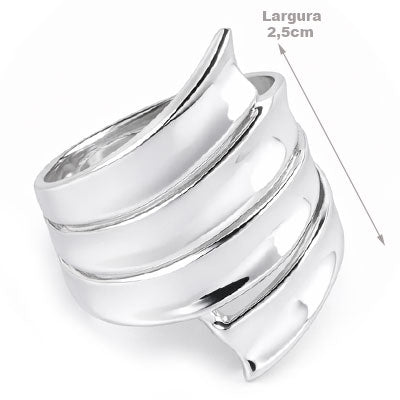 Anel de Prata Liso - 68098