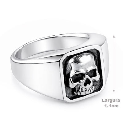 Anel de Prata Caveira - 68131