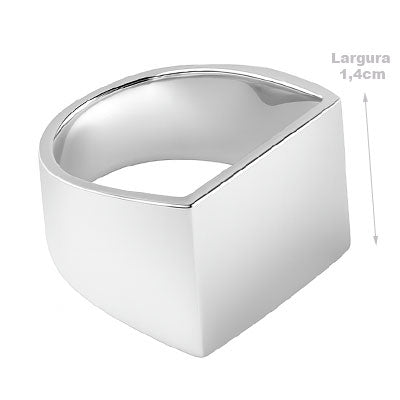 Anel de Prata Liso - 68155