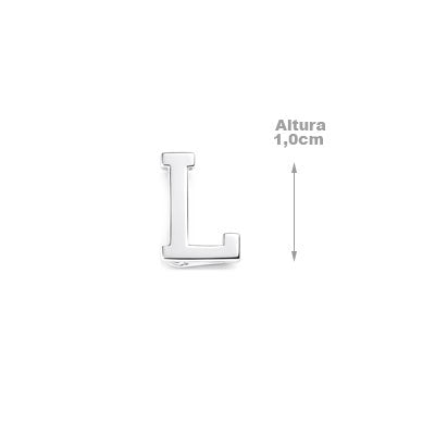 Pingentes de Prata Letras - 68177