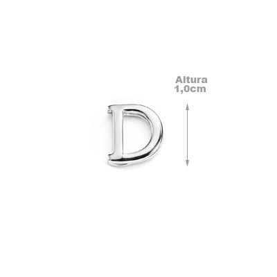 Pingentes de Prata Letras - 68177