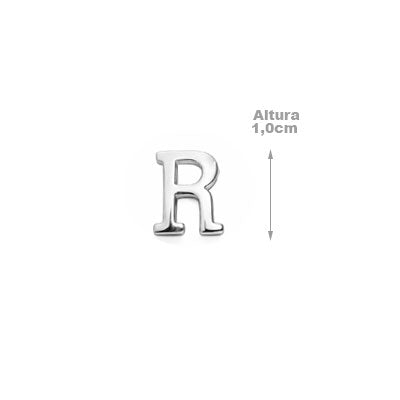 Pingentes de Prata Letras - 68177