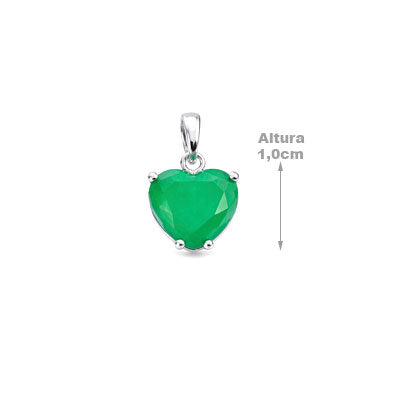 Pingente de Prata Coração - 68205