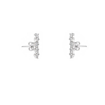 Brinco de Prata Contorno de Orelha (Ear Cuff) -  68301