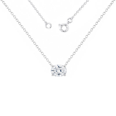 Gargantilha de Prata com Zircônia -68325