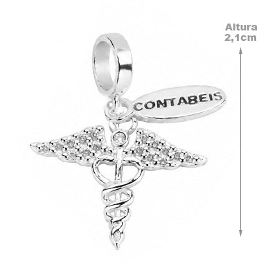 Berloque de Prata Contábeis - 68336