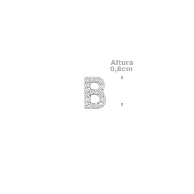 Pingente de Prata Letras - 68371
