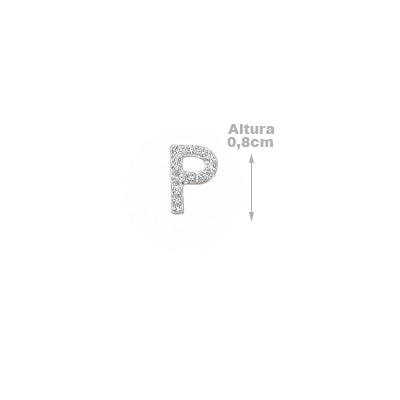 Pingente de Prata Letras - 68371