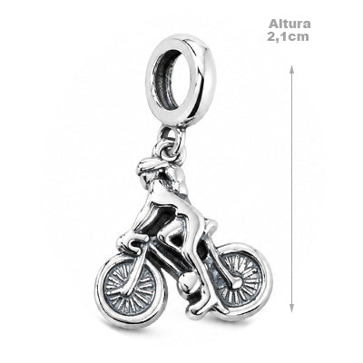 Berloque de Prata Ciclista - 68392