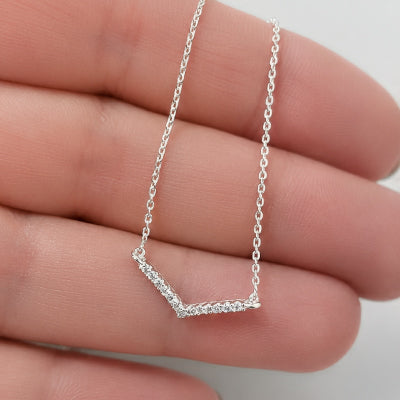Gargantilha de Prata com Zircônia - 68393