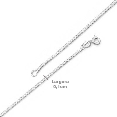 Corrente de Prata Veneziana - 68431