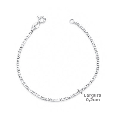 Pulseira de Prata Elos - 68437