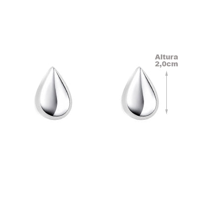 Brinco de Prata Liso - 68450