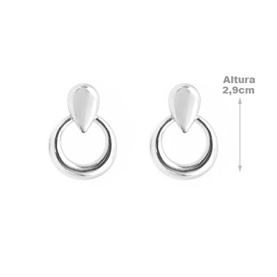 Brinco de Prata Liso - 68451