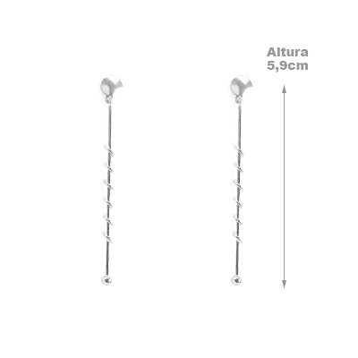 Brinco de Prata Liso - 68455